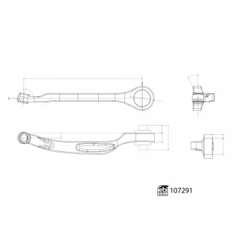 FEBI DB важіль передній правий GLK-Class 07- FEBI BILSTEIN 107291