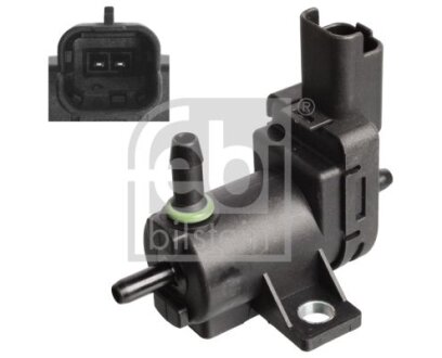 Електропневматичний контрольний клапан CITROEN BERLINGO, BERLINGO MULTISPACE, C2, C3 PLURIEL, C4, C4 I, C4 II, C4 PICASSO I, C4 PICASSO II, C4 SPACETOURER, C5 II, C5 III, C6, C8 1.1-3.0 09.98- FEBI BILSTEIN 109045