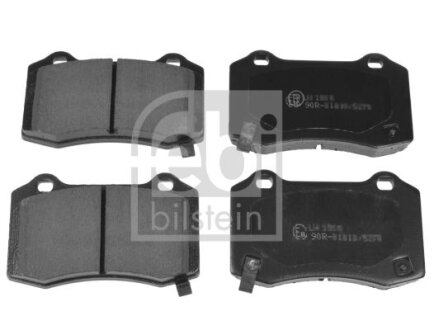 Комплект гальмівних колодок задн, CADILLAC CTS, CTS SPORT, STS CHEVROLET CAMARO CHRYSLER 300C DODGE CHALLENGER, CHARGER JEEP GRAND CHEROKEE, GRAND CHEROKEE III 2.7-Electric 09.04- FEBI BILSTEIN 116382