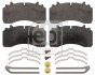 КМП гальмівних колодок FEBI BILSTEIN 16636 (фото 1)