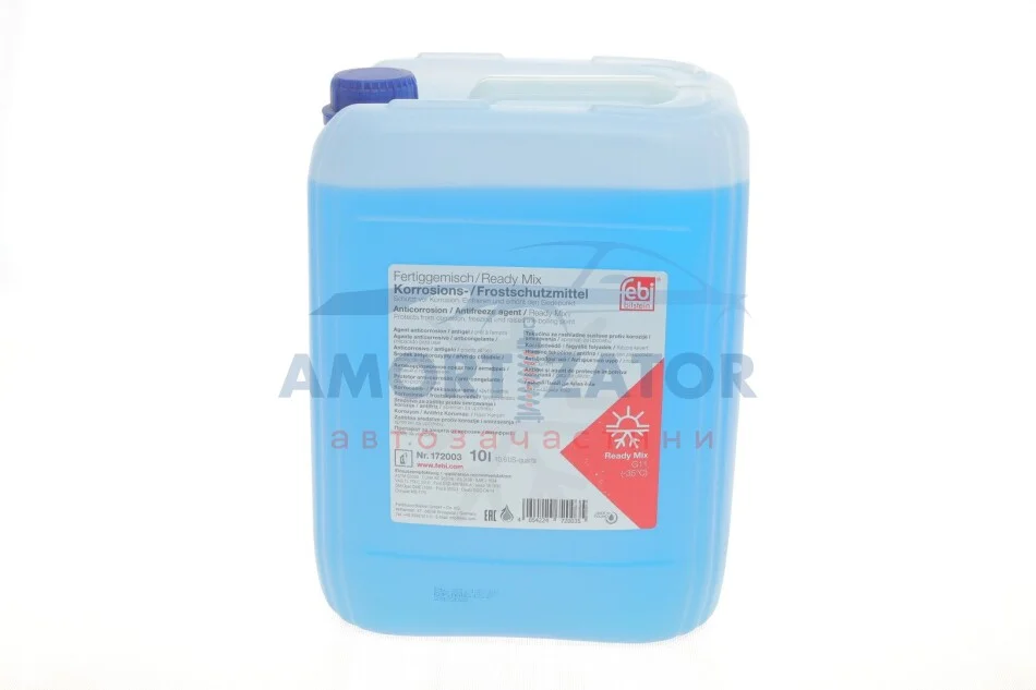 Рідина охолоджуюча G11 -35гр.С 10L FEBI BILSTEIN 172003 (фото 1)
