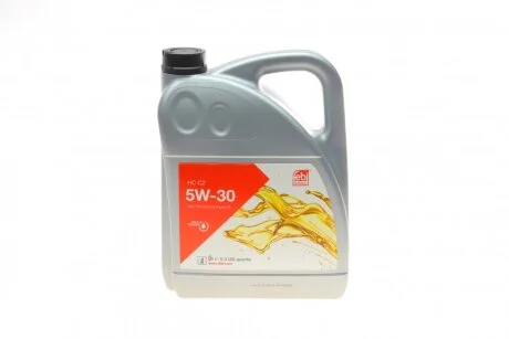 FEBI 5л масло моторне 5W-30 HC C2 ACEA A5/B5/C2, API CF, API SN, Fiat 9.55535-S1, Honda, PSA B71 2290, SAE 5W-30, Subaru, Toyota FEBI BILSTEIN 173445