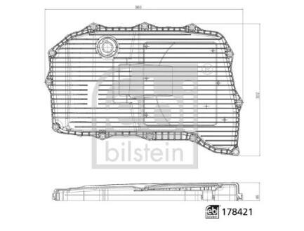 Гідравлічний фільтр, автоматична коробка передач FEBI BILSTEIN 178421