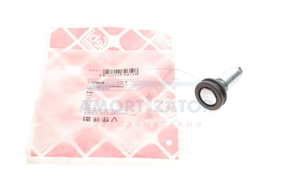 Ролик для розсувних дверей Nissan/Opel/Renault (вир-во Febi) FEBI BILSTEIN 179610 (фото 1)