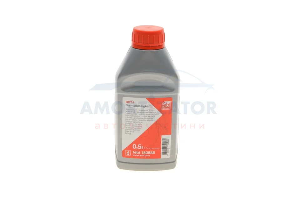 Рідина гальмівна DOT 4 0,5L FEBI BILSTEIN 180588 (фото 1)