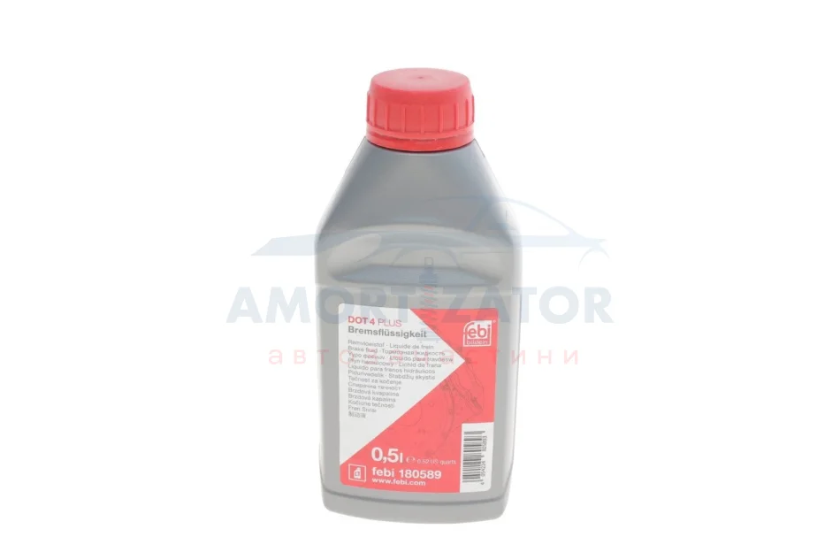 Рідина гальмівна DOT 4 LV 0,5л FEBI BILSTEIN 180589 (фото 1)