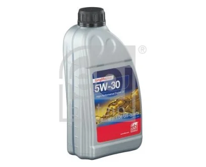 FEBI 1л (Made in GERMANY !!) масло синтетичне 5W-30 Longlife Plus ACEA A3/B4-04/C3, API SN/CF, BMW LL-04, MB 229.51, VW504 00/507 00 FEBI BILSTEIN 32945