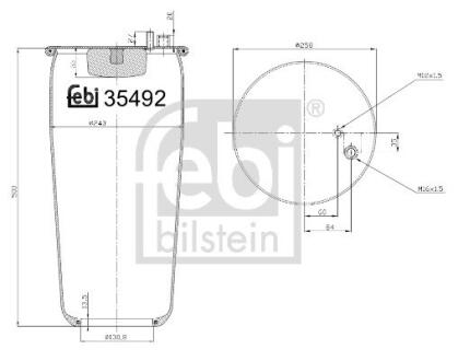 Подушка амортизуюча FEBI BILSTEIN 35492