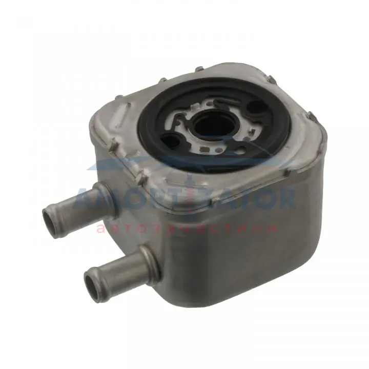 Масляний радіатор AUDI A3, A4 B5, A4 B6, A4 B7, A6 C5, A6 C6, A8 D2, A8 D3, ALLROAD C5, TT SEAT ALHAMBRA, CORDOBA, CORDOBA VARIO, IBIZA II, LEON, TOLEDO I, TOLEDO II 1.8-3.6 03.91-05.15 FEBI BILSTEIN 36117 (фото 1)
