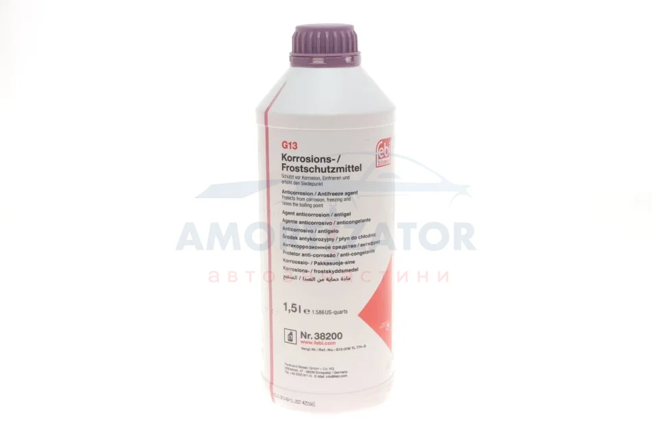 Концентрат охолоджуючий G13 /1.5L FEBI BILSTEIN 38200 (фото 1)