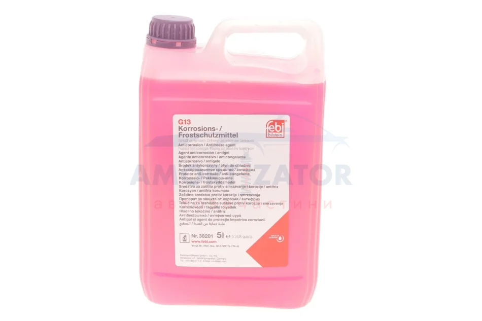 Концентрат охолоджуючий G13 /5L FEBI BILSTEIN 38201 (фото 1)