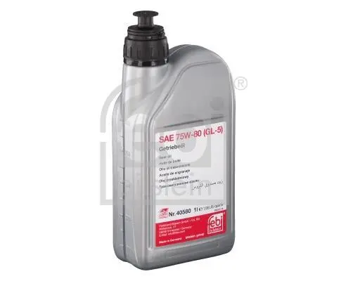 Олива трансміс. FEBI SAE 75W-80 GL-5 (Каністра 1л) FEBI BILSTEIN 40580 (фото 1)