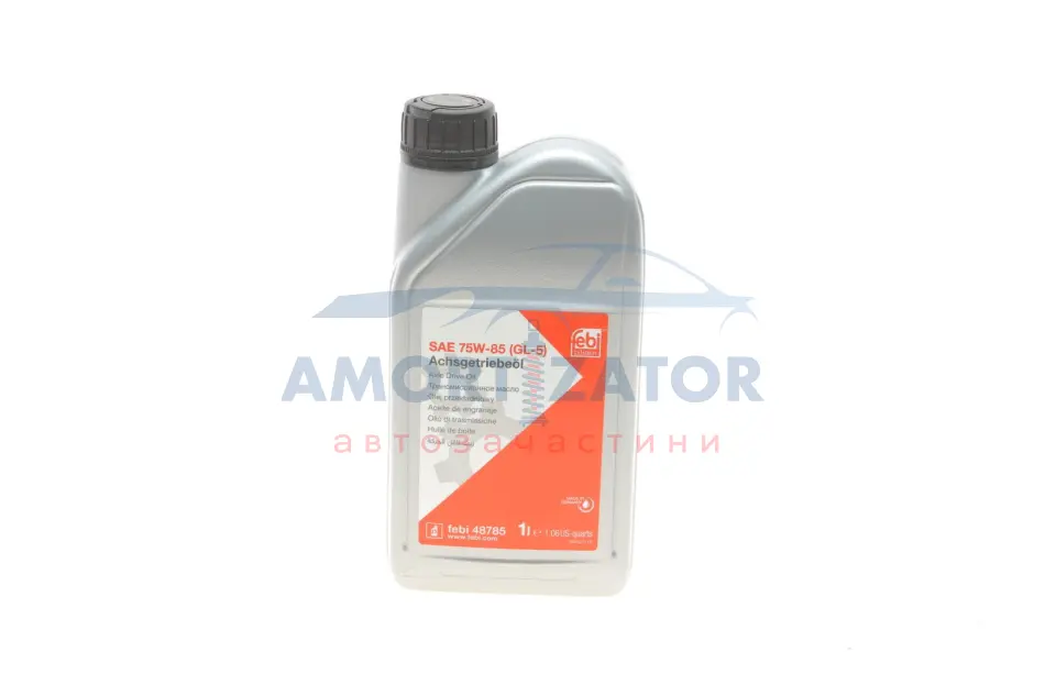 Олива трансміс. FEBI SAE 75W-85 GL-5 (Каністра 1л) FEBI BILSTEIN 48785 (фото 1)