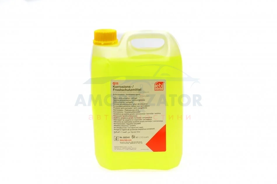 Антифриз-концентрат Febi, G11 (жовто-зелений), 5л FEBI BILSTEIN 88541 (фото 1)