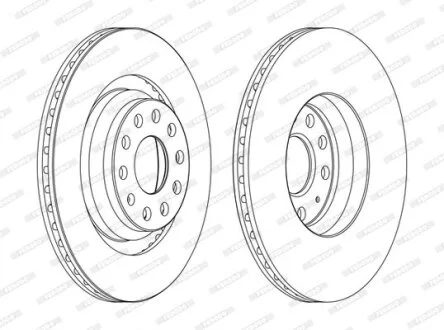 Гальмівний диск FERODO DDF1503C