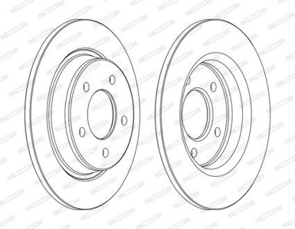 Диск гальмівний FERODO DDF1546C