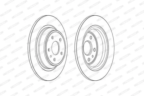 Гальмівний диск FERODO DDF2338C