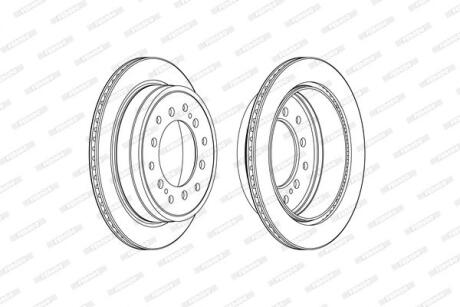 Диск гальмівний FERODO DDF2505C