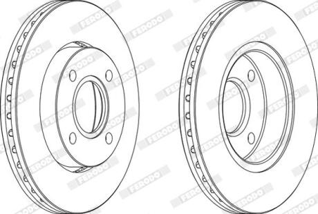 Диск гальмівний FERODO DDF423