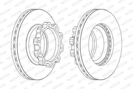 Гальмівний диск FERODO FCR170A