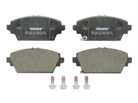 Комплект гальмівних колодок передн, HONDA ACCORD VI MG ZR, ZS NISSAN ALMERA TINO, PRIMERA 1.6-2.5 03.97- FERODO FDB1439