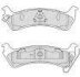 Комплект гальмівних колодок задн, JEEP GRAND CHEROKEE I 2.5D-5.9 09.91-04.99 FERODO FDB1549 (фото 1)