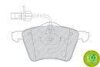 Комплект гальмівних колодок передн (із замком), FORD GALAXY I, GALAXY MK I SEAT ALHAMBRA VW SHARAN 1.9D-2.3 03.95-03.10 FERODO FDB1654 (фото 1)