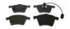 Комплект гальмівних колодок передн (із замком), FORD GALAXY I, GALAXY MK I SEAT ALHAMBRA VW SHARAN 1.9D-2.3 03.95-03.10 FERODO FDB1654 (фото 2)