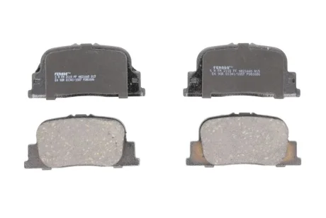 Комплект гальмівних колодок задн, LEXUS ES TOYOTA CALDINA, CAMRY, OPA, PRIUS, VISTA, WINDOM 1.5H-3.0 08.96-12.09 FERODO FDB1686