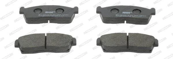 Комплект гальмівних колодок передн, CITROEN C-ZERO HONDA CIVIC III MITSUBISHI I PEUGEOT ION SUZUKI ALTO VI, SWIFT II 1.0-Electric 10.83- FERODO FDB1812 (фото 1)
