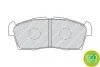 Комплект гальмівних колодок передн, CITROEN C-ZERO HONDA CIVIC III MITSUBISHI I PEUGEOT ION SUZUKI ALTO VI, SWIFT II 1.0-Electric 10.83- FERODO FDB1812 (фото 2)