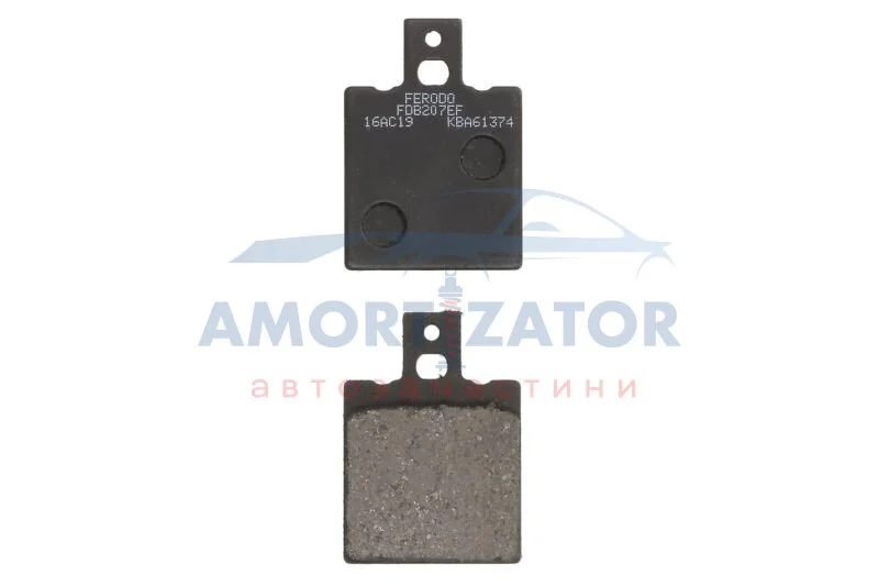 Гальмівна колодка (диск) FERODO FDB207EF (фото 1)
