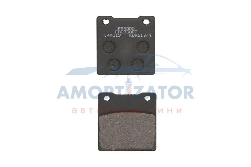Гальмівна колодка (диск) FERODO FDB338EF (фото 1)