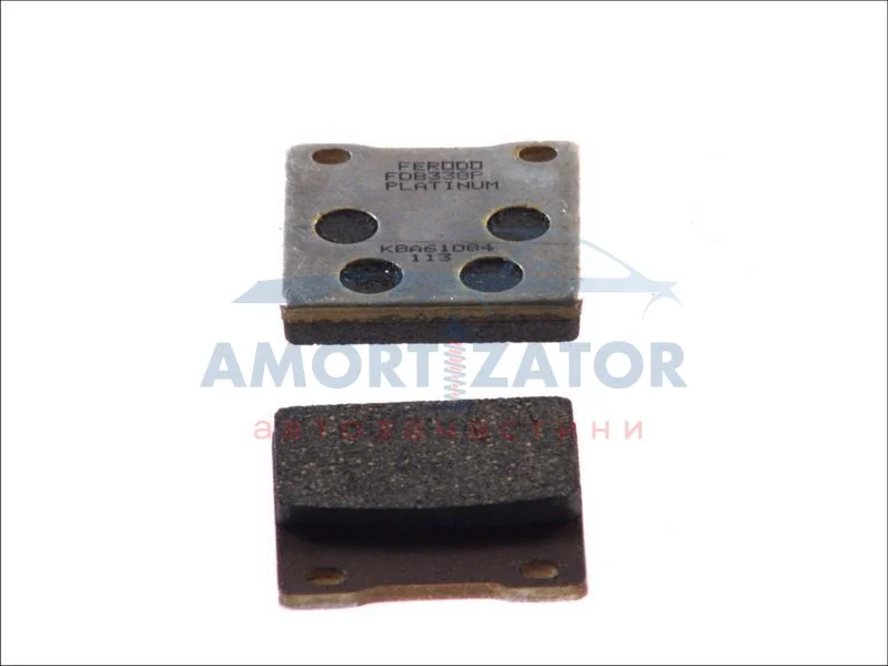 Гальмівна колодка (диск) FERODO FDB338P (фото 1)