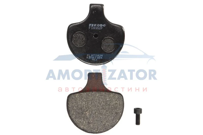 Гальмівна колодка (диск) FERODO FDB352P (фото 1)