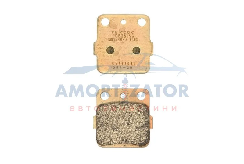 Гальмівна колодка (диск) FERODO FDB381SG (фото 1)