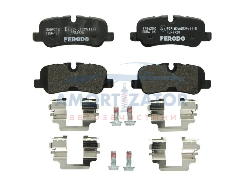 Гальмівні колодки дискові FERODO FDB4105 (фото 1)