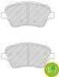 Комплект гальмівних колодок передн, FORD B-MAX, FIESTA, FIESTA VI, TOURNEO COURIER B460, TRANSIT COURIER B460 SUZUKI SWIFT V 1.0-1.6D 01.09- FERODO FDB4612 (фото 1)