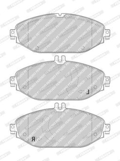 Комплект гальмівних колодок передн, MERCEDES C (A205), C (C205), C T-MODEL (S205), C (W205), CLS (C257), E (A238), E ALL-TERRAIN (S213), E (C238), E T-MODEL (S213), E (W213) 1.5-2.2DH 12.13- FERODO FDB4921
