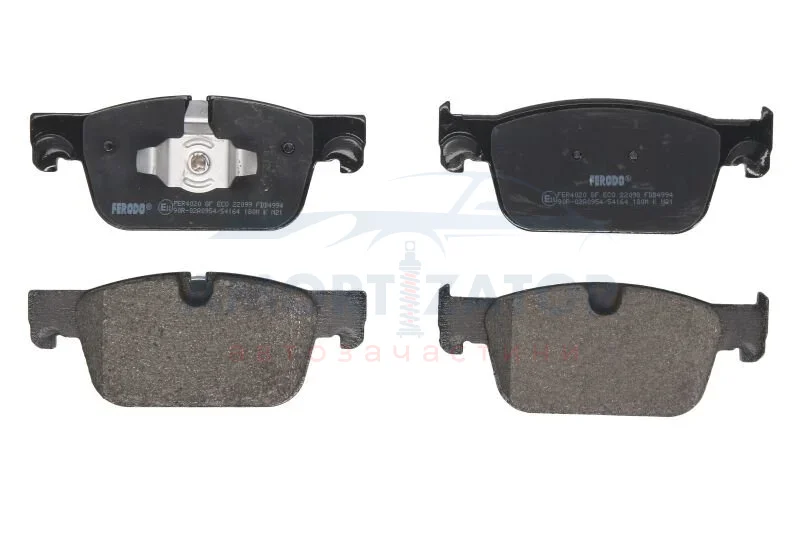 Комплект гальмівних колодок передн, VOLVO S60 III, S90 II, V60 II, V90 II, XC60 II 2.0-2.0H 03.16- FERODO FDB4994 (фото 1)