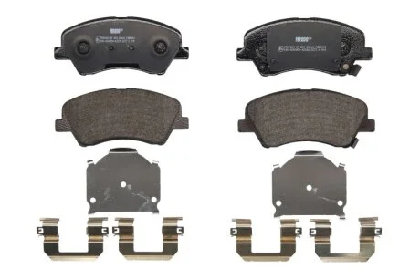 Комплект гальмівних колодок передн, HYUNDAI BAYON, I20 III KIA RIO IV, STONIC 1.0-1.6D 01.17- FERODO FDB5040