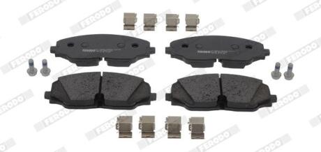 Комплект гальмівних накладок, дискове гальмо FERODO FDB5063