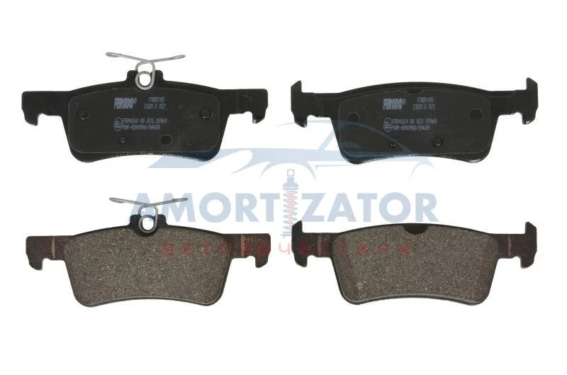 Комплект гальмівних колодок задн, PEUGEOT 308 II, 308 II/KOMBI, 308/HATCHBACK 1.2-2.0D 03.14-06.21 FERODO FDB5185 (фото 1)