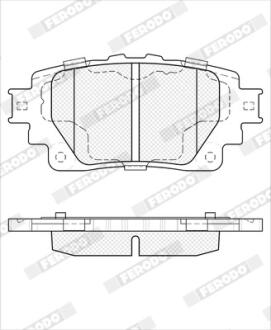 Тормозные колодки FERODO FDB5470