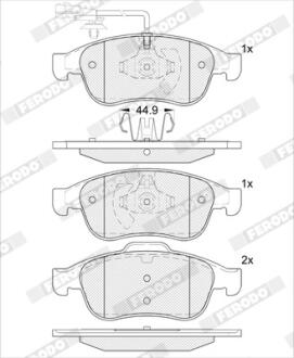 Тормозные колодки FERODO FDB5541