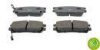 Комплект гальмівних колодок задн, MITSUBISHI DELICA / SPACE GEAR, ECLIPSE III, ECLIPSE IV, L400, PAJERO CLASSIC, PAJERO I, PAJERO II, PAJERO SPORT I, SIGMA 2.0-3.8 10.86- FERODO FDB804 (фото 1)