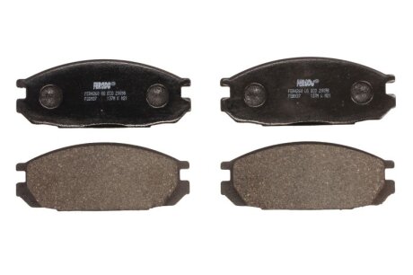 Комплект гальмівних колодок задн, NISSAN PATROL GR IV, PATROL III/2, VANETTE 2.0D-4.2D 01.86- FERODO FDB937