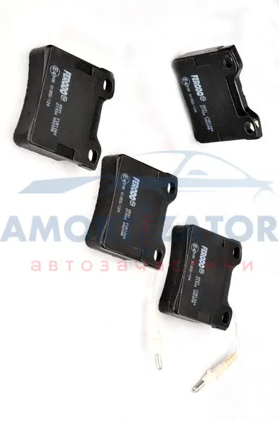 Комплект гальмівних колодок задн, MERCEDES V (638/2), VITO (W638) AUDI 80 B2 PEUGEOT 406, 605 1.8-3.0 02.86-10.04 FERODO FVR1044 (фото 1)