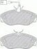 Комплект гальмівних колодок передн, CITROEN JUMPER I FIAT DUCATO PEUGEOT BOXER 1.9D-2.8D 02.94-04.02 FERODO FVR1396 (фото 1)
