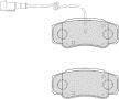 Комплект гальмівних колодок задн, NISSAN CABSTAR, NT400 CABSTAR RVI MAXITY 2.5D/3.0D 09.06- FERODO FVR4054